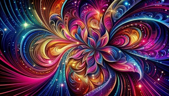 Download Geometric Petal Universe - Premium Resources