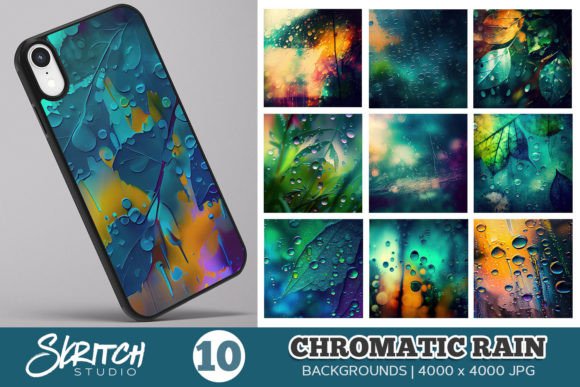 Download Chromatic Rain Colorful Backgrounds - Premium Resources
