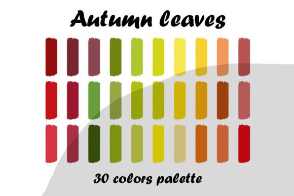 Download Autumn Leaves Procreate Color Palette - Autumn Collection