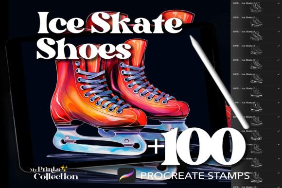 Download 100+ Procreate Ice Skate Shoes Stamps - Procreate ice Collection